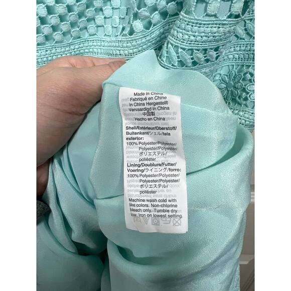 New J. Crew Midi Dress Geometric Sleeveless Lace Ruffle Sheath NWT - Picture 8 of 11